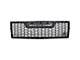 Vision X Upper Replacement Grille with XPR-9M Light Bar; Satin Black (14-15 Silverado 1500 Z71)