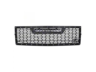 Vision X Upper Replacement Grille with XPR-9M LED Light Bar (15-19 Silverado 2500 HD)