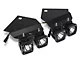 Vision X 4-Inch Square LED Lights with Fog Light Mounting Brackets (10-14 F-150 Raptor)