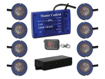 Vision X Tantrum LED Rock Light; Blue (Universal; Some Adaptation May Be Required)