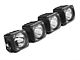 Vision X 3-Inch Optimus LED Fog Light Kit; 10 Degree Spot Beam (17-20 F-150 Raptor)