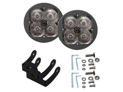 Vivid Lumen Industries FNG 20W 3-Inch Round LED Light Pods; Driving Beam (Universal; Some Adaptation May Be Required)