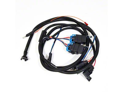 VMP Performance Heat Exchanger Fans and Pump Harness; Dual Relay (15-25 5.0L F-150)