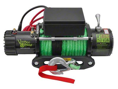 VooDoo Offroad Summoner 9,500 lb. Winch with Synthetic Rope (Universal; Some Adaptation May Be Required)