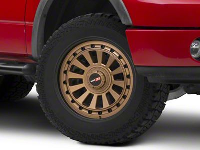 Vortek Off-Road VRD-702 Matte Bronze with Black Bolts and Lip 6-Lug Wheel; 20x9.5; 12mm Offset (04-08 F-150)