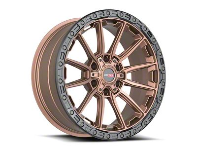 Vortek Off-Road VRT-601 Matte Bronze with Black Bead Ring 6-Lug Wheel; 18x9; 0mm Offset (04-08 F-150)