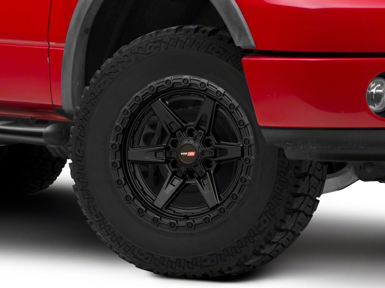Vortek Off-Road VRT-602 Satin Black 6-Lug Wheel; 18×9; 12mm Offset (04-08 F-150)
