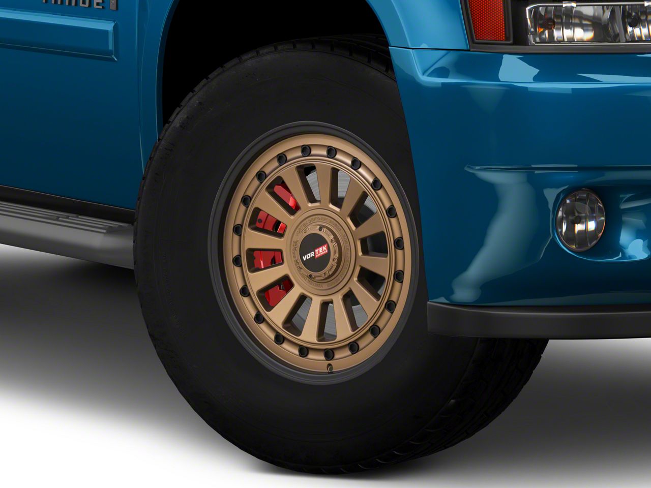 Vortek Off-Road Sierra 1500 VRD-702 Matte Bronze with Black Bolts and ...