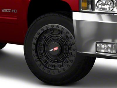 Vortek Off-Road VRD-701 Matte Black 8-Lug Wheel; 20x9.5; 12mm Offset (11-14 Silverado 3500 HD SRW)