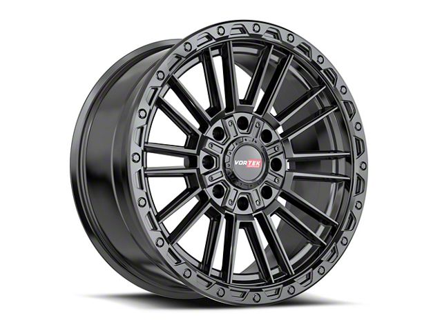 Vortek Off-Road VRT-604 Satin Black 8-Lug Wheel; 17x9; 0mm Offset (11-14 Silverado 3500 HD SRW)