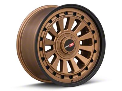 Vortek Off-Road VRD-702 Matte Bronze with Black Bolts and Lip 6-Lug Wheel; 18x9; -12mm Offset (07-14 Tahoe)