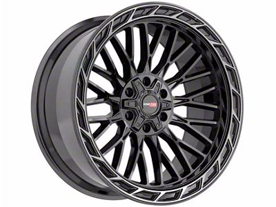 Vortek Off-Road VRP-502 Black Diamond Cut Ring with Dark Tint 6-Lug Wheel; 22x10; -18mm Offset (07-14 Tahoe)