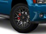 Vortek Off-Road VRP-504 Black Diamond Cut with Dark Tint 6-Lug Wheel; 22x10; -18mm Offset (07-14 Tahoe)