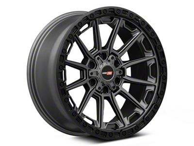 Vortek Off-Road VRT-601 Matte Titanium with Black Bead Ring 6-Lug Wheel; 20x9; 0mm Offset (07-14 Tahoe)