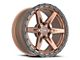 Vortek Off-Road VRT-602 Matte Bronze with Black Bead Ring 6-Lug Wheel; 17x9; -12mm Offset (07-14 Tahoe)