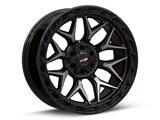 Vortek Off-Road VRP-504 Black Diamond Cut with Dark Tint 6-Lug Wheel; 22x10; -18mm Offset (07-14 Yukon)