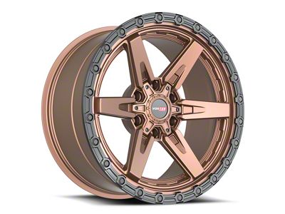Vortek Off-Road VRT-602 Matte Bronze with Black Bead Ring 6-Lug Wheel; 17x9; -12mm Offset (09-14 F-150)