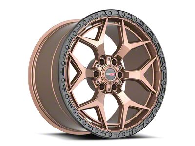 Vortek Off-Road VRT-603 Matte Bronze with Black Bead Ring 6-Lug Wheel; 18x9; 0mm Offset (09-14 F-150)