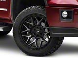 Vortek Off-Road VRP-504 Black Diamond Cut with Dark Tint 6-Lug Wheel; 22x10; -18mm Offset (14-18 Sierra 1500)