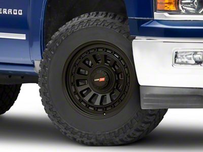 Vortek Off-Road VRD-702 Matte Black 6-Lug Wheel; 18x9; 0mm Offset (14-18 Silverado 1500)