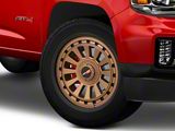 Vortek Off-Road VRD-702 Matte Bronze with Black Bolts and Lip 6-Lug Wheel; 20x9.5; 12mm Offset (15-22 Canyon)