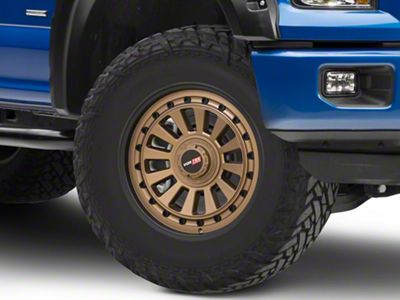 Vortek Off-Road VRD-702 Matte Bronze with Black Bolts and Lip 6-Lug Wheel; 18x9; 12mm Offset (15-20 F-150)