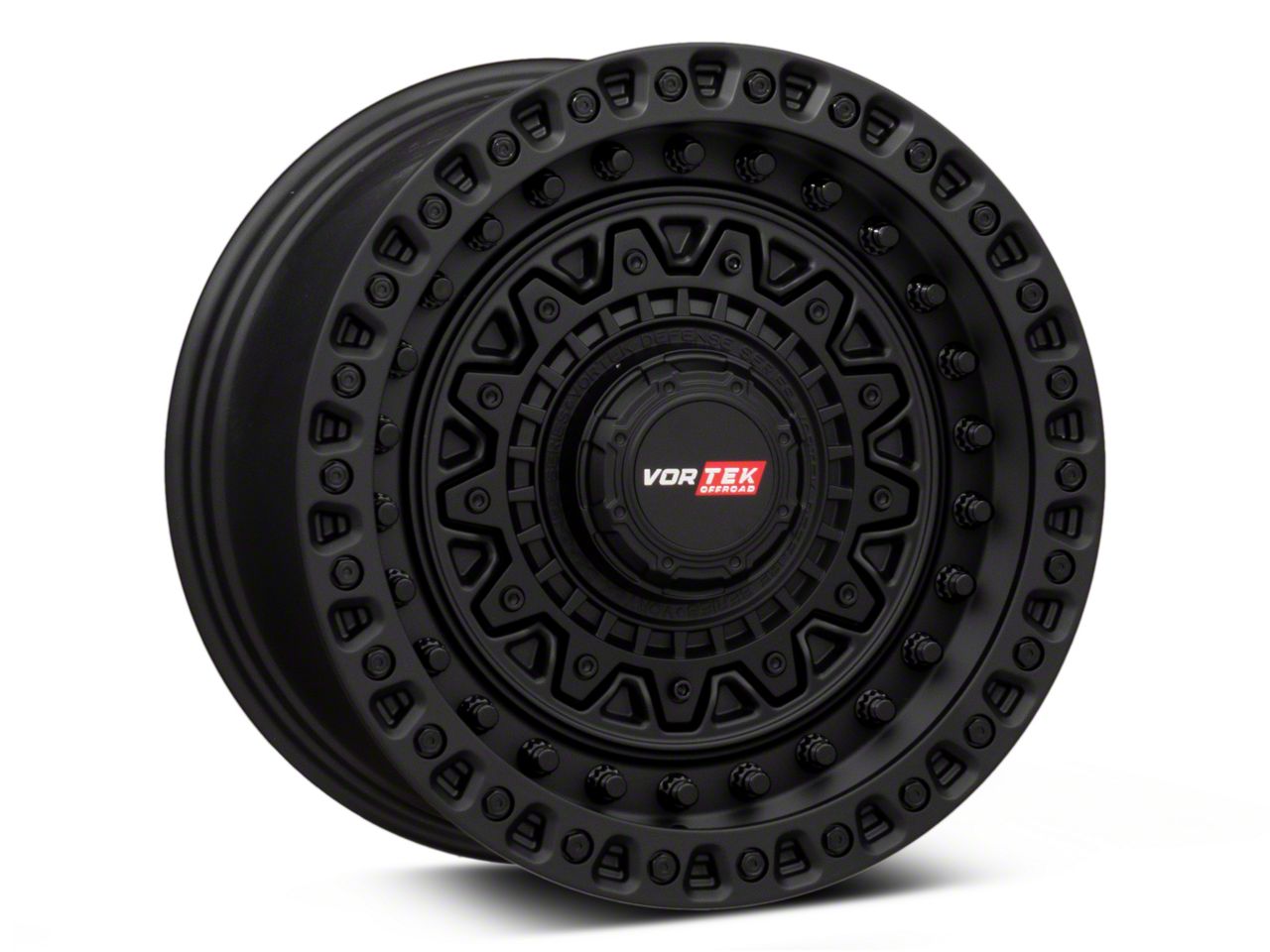 Vortek Off-Road Sierra 3500 VRD-703 Matte Black 8-Lug Wheel; 22x12  