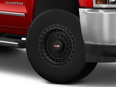 Vortek Off-Road VRD-703 Matte Black 8-Lug Wheel; 17x9; -18mm Offset (15-19 Silverado 3500 HD SRW)