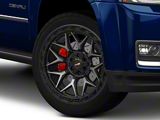 Vortek Off-Road VRP-504 Black Diamond Cut with Dark Tint 6-Lug Wheel; 22x10; -18mm Offset (15-20 Yukon)