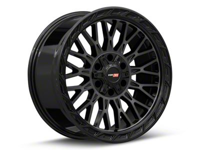 Vortek Off-Road VRP-502 Black Diamond Cut with Dark Tint 6-Lug Wheel; 20x9; 0mm Offset (24-25 Ranger)