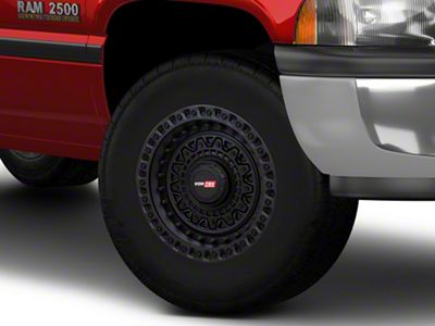 Vortek Off-Road VRD-703 Matte Black 8-Lug Wheel; 17x9; 12mm Offset (94-02 RAM 2500)