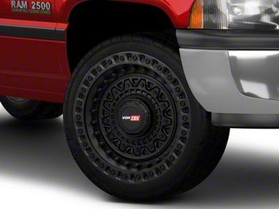 Vortek Off-Road VRD-703 Matte Black 8-Lug Wheel; 22x12; -44mm Offset (94-02 RAM 2500)