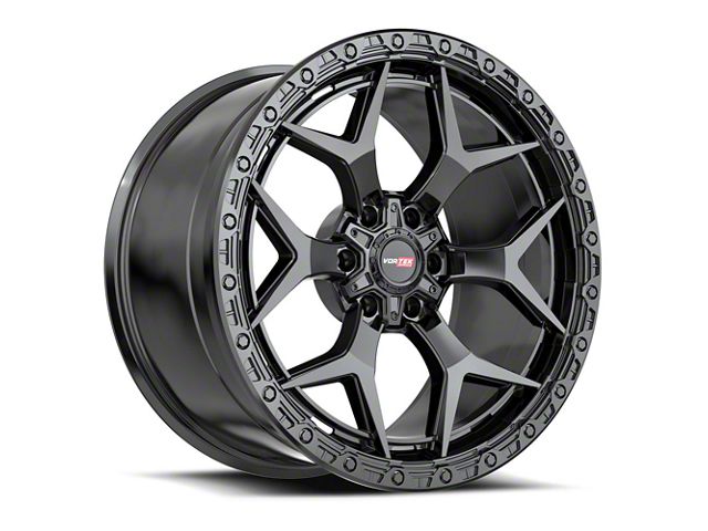 Vortek Off-Road VRT-603 Satin Black 6-Lug Wheel; 18x9; 12mm Offset (99-06 Sierra 1500)