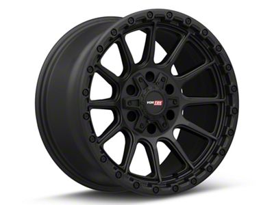 Vortek Off-Road VRT-606 Matte Black 6-Lug Wheel; 17x9; 12mm Offset (23-25 Canyon)