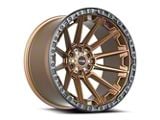 Vortek Off-Road VRT-601 Matte Bronze with Black Bead Ring 6-Lug Wheel; 17x9; 12mm Offset (09-14 F-150)