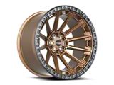 Vortek Off-Road VRT-601 Matte Bronze with Black Bead Ring 6-Lug Wheel; 17x9; 12mm Offset (15-20 F-150)