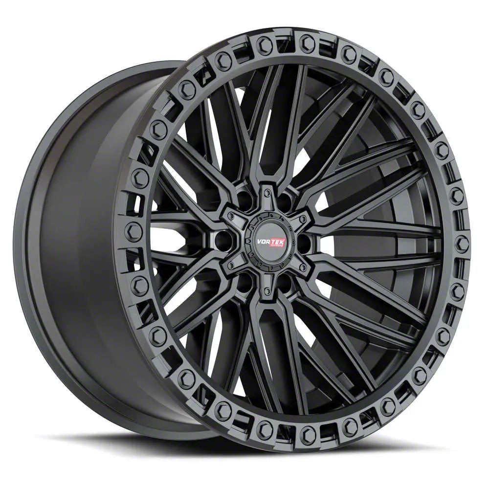 Vortek Off-Road VRT-608 Matte Black 6-Lug Wheel; 18×9; 0mm Offset (21-24 F-150)