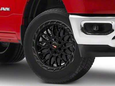 Vortek Off-Road VRP-503 Black Diamond Cut Ring with Dark Tint 6-Lug Wheel; 20x9; 0mm Offset (19-25 RAM 1500)