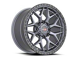Vortek Off-Road VRT-603 Matte Titanium with Black Bead Ring 6-Lug Wheel; 18x9; -12mm Offset (19-26 RAM 1500)