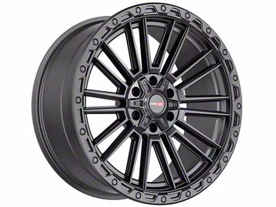 Vortek Off-Road VRT-604 Satin Black 6-Lug Wheel; 22x10; -18mm Offset (19-25 RAM 1500)