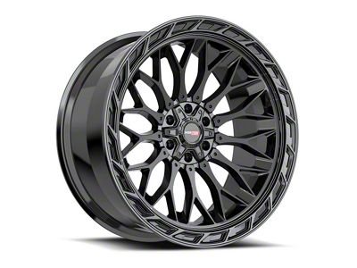 Vortek Off-Road VRP-503 Gloss Black 6-Lug Wheel; 24x11; -24mm Offset (19-23 Ranger)