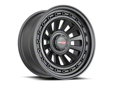 Vortek Off-Road VRD-702 Matte Bronze with Black Bolts and Lip 6-Lug Wheel; 18x9; 12mm Offset (07-13 Sierra 1500)