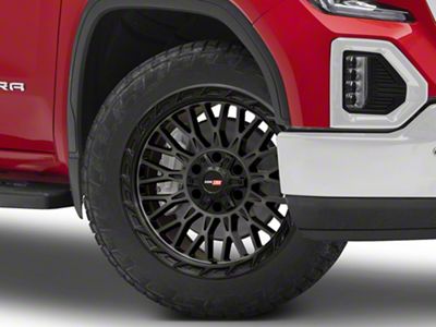 Vortek Off-Road VRP-502 Black Diamond Cut with Dark Tint 6-Lug Wheel; 22x10; -18mm Offset (19-25 Sierra 1500)