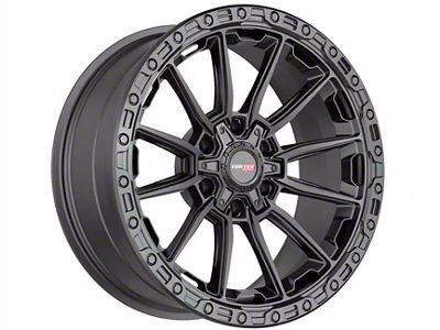 Vortek Off-Road VRT-601 Matte Black 6-Lug Wheel; 22x10; -24mm Offset (19-24 Sierra 1500)