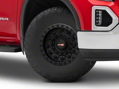 Vortek Off-Road VRT-601 Matte Titanium with Black Bead Ring 6-Lug Wheel; 17x9; 12mm Offset (19-25 Sierra 1500)