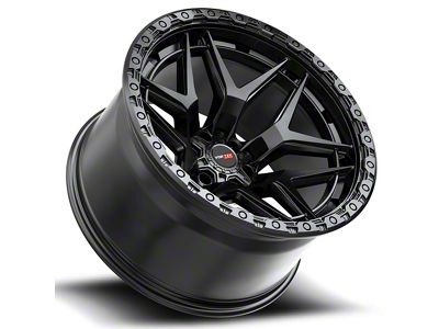 Vortek Off-Road VRT-603 Satin Black 6-Lug Wheel; 17x9; 12mm Offset (19-25 Sierra 1500)
