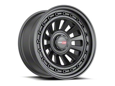 Vortek Off-Road VRD-702 Matte Black 8-Lug Wheel; 20x9.5; -12mm Offset (20-25 Sierra 3500 HD SRW)