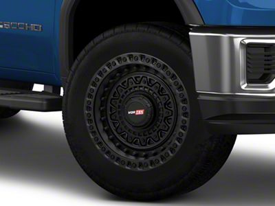 Vortek Off-Road VRD-703 Matte Black 8-Lug Wheel; 20x9.5; -18mm Offset (20-25 Sierra 3500 HD SRW)