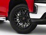 Vortek Off-Road VRP-504 Black Diamond Cut with Dark Tint 6-Lug Wheel; 22x10; -18mm Offset (19-26 Silverado 1500)