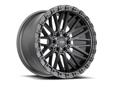 Vortek Off-Road VRT-608 Matte Black 6-Lug Wheel; 20x10; -24mm Offset (19-24 Silverado 1500)